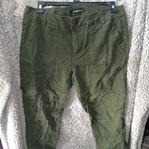 green cargo pants